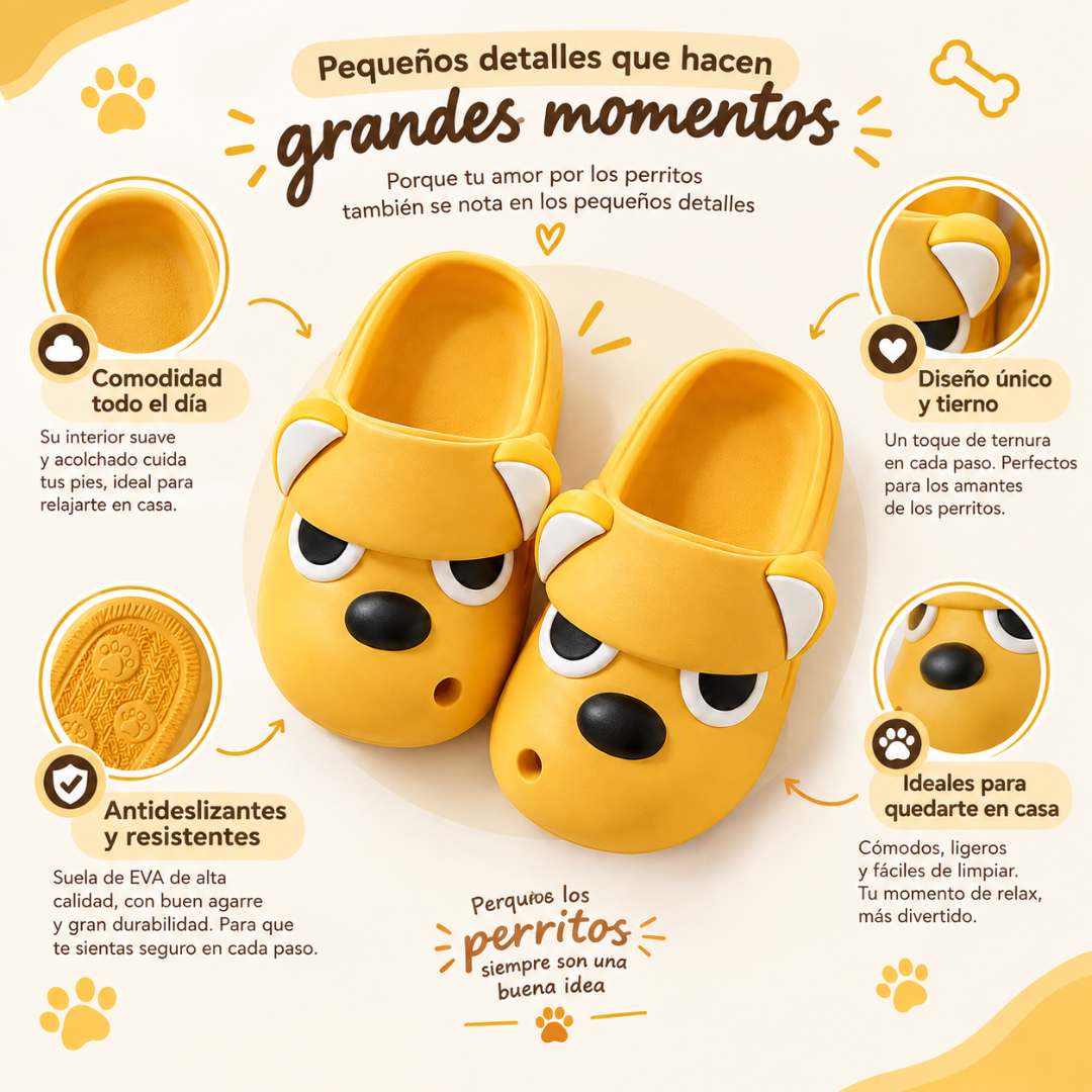 Pawtiao™ | Pantuflas Patita Perrunas